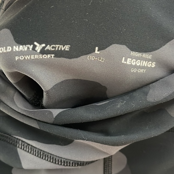 ❤️ 🆕 OLD NAVY Leggings Size L - Picture 4 of 4